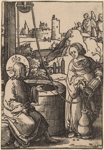 Le Christ et la femme de Samarie - Lucas van Leyden
