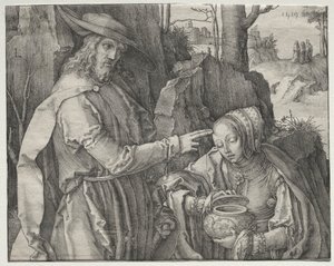 Christ en jardinier apparaissant à Sainte Marie-Madeleine