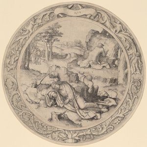 Christ à Gethsémani - Lucas van Leyden