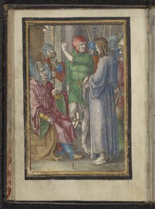 Christ devant Anne (Passie van Christus) - Lucas van Leyden