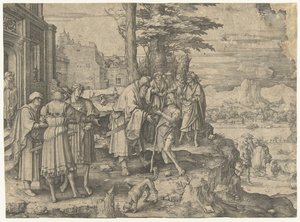 Le retour du fils prodigue - Lucas van Leyden