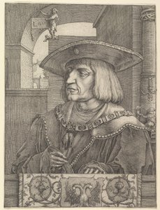 Empereur Maximilien I, 1520 - Lucas van Leyden