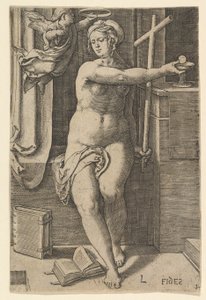 Foi Fides, de la série Les Sept Vertus - Lucas van Leyden