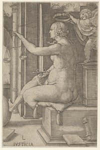 Justice, de la série Les Vertus - Lucas van Leyden