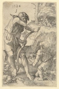 Lamech et Caïn - Lucas van Leyden