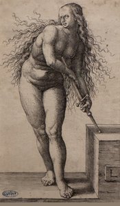 Le suicide de Lucrèce, entre 1514 et 1515 (Gravure) - Lucas van Leyden