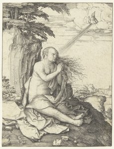 Marie Madeleine dans le désert - Lucas van Leyden