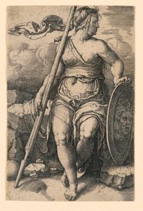Pallas Athéna (Minerve) - Lucas van Leyden
