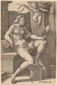Prudencia (Prudence) - Lucas van Leyden