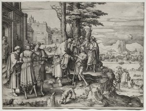 Le Retour du fils prodigue - Lucas van Leyden