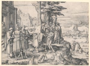 Le Retour du fils prodigue - Lucas van Leyden