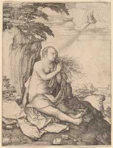 Sainte Marie-Madeleine dans le désert - Lucas van Leyden