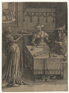 Salomé avec la tête de Jean-Baptiste - Lucas van Leyden