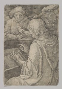 Saint Matthieu, de la série Les Quatre Évangélistes, 1518 - Lucas van Leyden