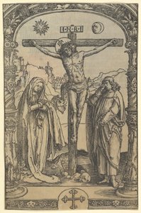 La Crucifixion utilisée dans Missale Traiectense Utrecht Missal, Leiden, 1514 - Lucas van Leyden