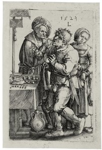 Le Dentiste, 1523 - Lucas van Leyden