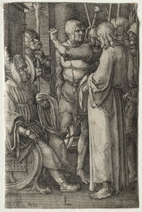 La Passion : Christ devant le grand prêtre, 1521 - Lucas van Leyden