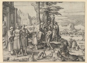 Le Retour du fils prodigue - Lucas van Leyden