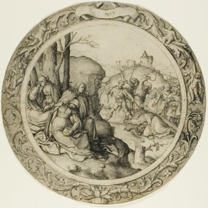 La Passion Ronde : Christ Portant la Croix - Lucas van Leyden
