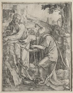 La Tentation du Christ - Lucas van Leyden