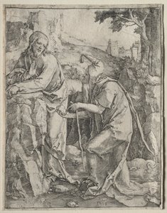 La Tentation du Christ, 1518 - Lucas van Leyden