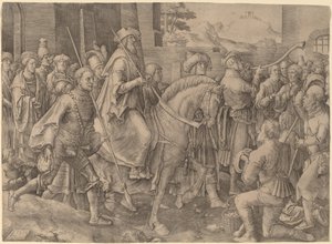 Le Triomphe de Mardochée - Lucas van Leyden