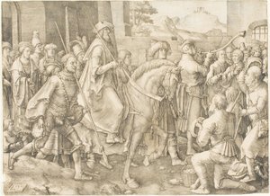 Le Triomphe de Mardochée - Lucas van Leyden