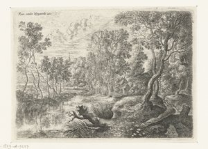 Paysage avec un ruisseau - Lucas van Uden