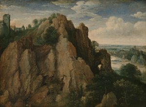 Paysage montagneux - Lucas van Valckenborch
