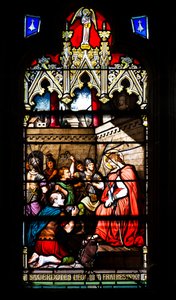 Saint-Pol de Léon (Finistère), Saint-Paul-Aurélien cathedral / South transept rose window (photo)