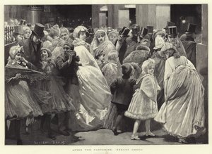 Après la pantomime (gravure) - Lucien Davis