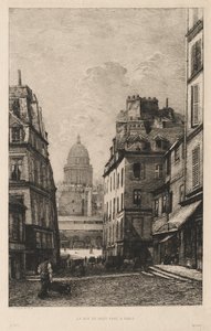 La rue du Haut Pavé à Paris - Lucien Gautier