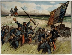 Première Guerre mondiale (1914-1918) : Charge à la baïonnette en septembre 1914 - Lucien Hector Jonas
