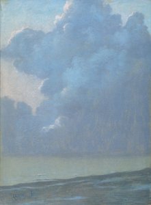 Nuages sur la mer - Lucien Levy Dhurmer