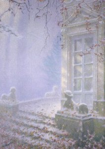 Hiver, Petit Trianon - Lucien Levy Dhurmer