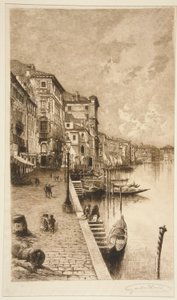 Quai, Venise - Lucien Marcelin Gautier