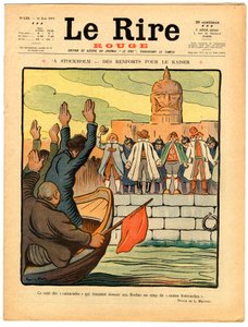 Couverture de « Le Rire rouge », Satirique en Couleurs