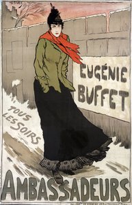 Eugénie Buffet (1866-1934), chanteuse populaire française chaque soir à l
