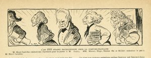 Illustration dans Le Rire, 04/01/13 - l