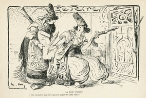 Illustration dans Le Rire, 26/10/12 - La paix d