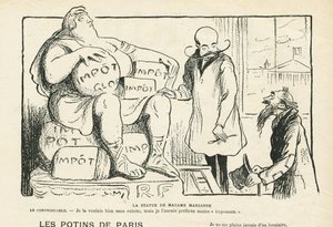 Illustration dans Le Rire, 29/02/08 - La statue de Madame Marianne - Lucien Metivet