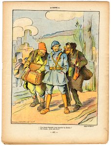 La Baionnette, Satirique en couleurs