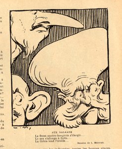 Le Rire rouge, Satirique en N&B - Lucien Metivet
