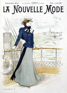 Voile : femme sur le pont d