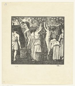 La Vendange (Daphnis et Chloé) - Lucien Pissarro