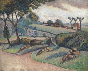 Duton Hill, Essex, 1910 - Lucien Pissarro