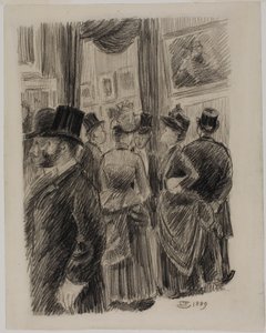 Dans la galerie