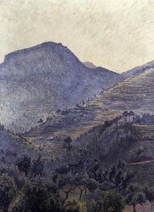 La Bau, coucher de soleil - Lucien Pissarro