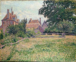 La Maison de la Sourde, Éragny, 1886 - Lucien Pissarro