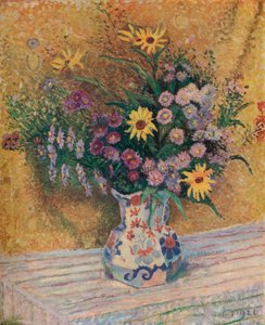 Asters de la Saint-Michel, vers 1920 - Lucien Pissarro